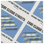 Liebe Cloud Streets, denn so Roll-Air Stoff (Nahaufnahme)