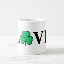 LIEBE Clover Kleeblatt Irland Irish Elegant Minima Kaffeetasse
