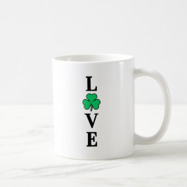 LIEBE Clover Kleeblatt Irland Irish Elegant Minima Kaffeetasse