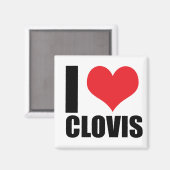 Liebe Clovis Magnet (Vorderseite/Rückseite)