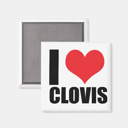 Liebe Clovis Magnet (Vorderseite/Rückseite)