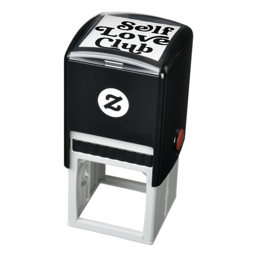 Liebe Club Minimal Schwarz-weiß Permastempel (Produkt)