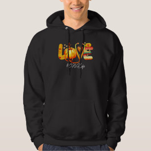 Liebe Cna Leben Kürbis Herbst Thanksgiving Pflege Hoodie