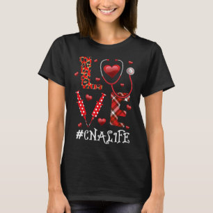 Liebe CNA Life Heart Nursing Lover Valentinstag  T-Shirt