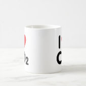 Liebe-CO2 Kaffeetasse (Mittel)
