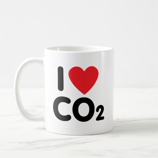 Liebe-CO2 Kaffeetasse (Links)