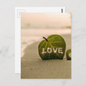 Liebe Coast Love Postkarte (Vorne/Hinten)