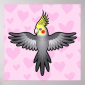 Liebe Cockatiel Poster (Vorne)