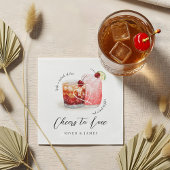 Liebe Cocktail Drinks Hochzeiten Serviette