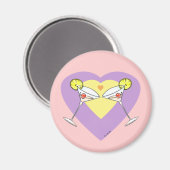Liebe Cocktail Magnet (Vorderseite/Rückseite)