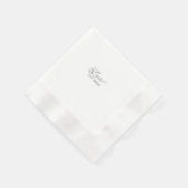 Liebe Cocktail Napkin Serviette (Ecke)