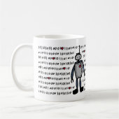 Liebe-Code-Tasse Kaffeetasse (Links)