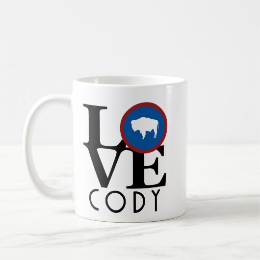 LIEBE Cody Wyoming 11oz Kaffeetasse (Links)