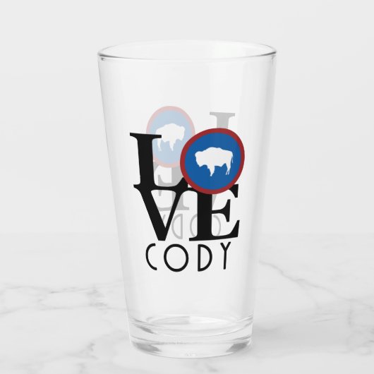 LIEBE Cody Wyoming Glas (Rückseite)