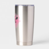 Liebe Cœur Wolke Thermobecher (Rückseite)