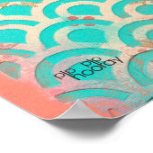 Liebe Coillage Mixed Media Art Artist Print Poster (Ecke)