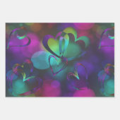 LIEBE Collage in Fettfarben Geschenkpapier Set (Vorderseite 2)