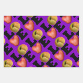 LIEBE Collection Apple Potato Herz WPS3 Geschenkpapier Set (Vorderseite 2)