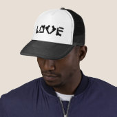 LIEBE Collection - Black - Trucker Hat Truckerkappe (Beispiel)