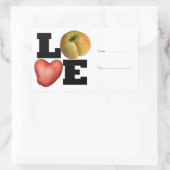 LIEBE Collection Herz Potato Anpassbare Aufkleber (Tasche)