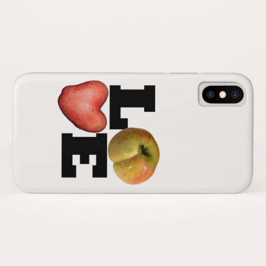 LIEBE Collection Kartoffel Frucht iPhone Fall Case-Mate iPhone Hülle (Rückseite (Horizontal))
