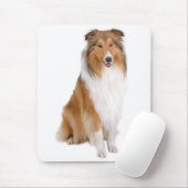 Liebe Collie Welpe Hund (Lassie) Mousepad (Mit Mouse)