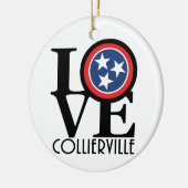 LIEBE Collierville Tennessee Keramik Ornament (Links)