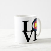 LIEBE Colorado 11oz Kaffeetasse (VorderseiteRechts)