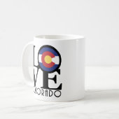 LIEBE Colorado 11oz Kaffeetasse (Vorderseite Links)