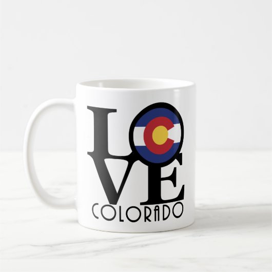 LIEBE Colorado 11oz Kaffeetasse (Links)