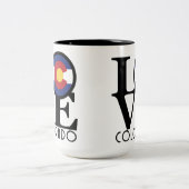 LIEBE Colorado 15oz Zweifarbige Tasse (Mittel)