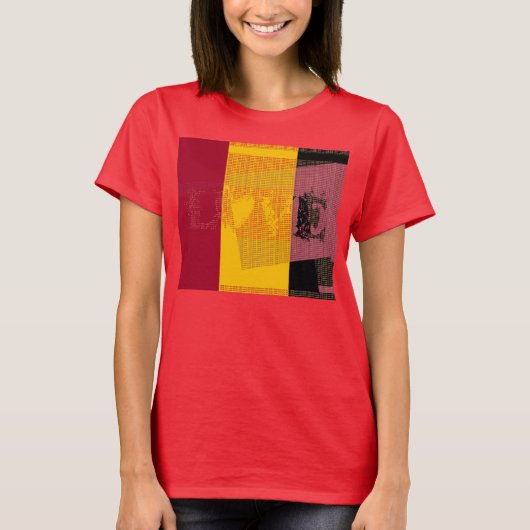 Liebe Colorado - Art Deco - T - Shirt (Vorderseite)