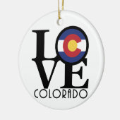 LIEBE Colorado Keramik Ornament (Links)