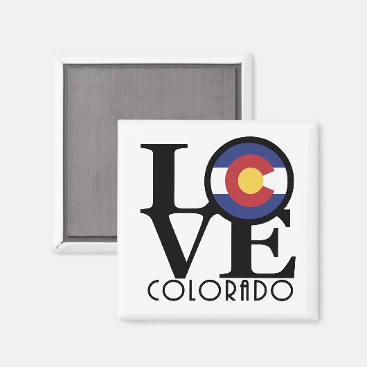LIEBE Colorado Magnet (Vorderseite/Rückseite)