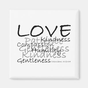 Liebe (Colossians 3) Magnet
