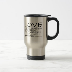 Liebe Colossians 3 Reise-Tasse Reisebecher