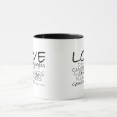 Liebe Colossians 3 Tasse (Zentrum)