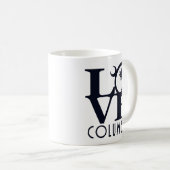 LIEBE Columbia South Carolina 11oz Kaffeetasse (VorderseiteRechts)