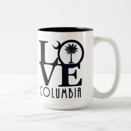 LIEBE ColumbiaSouth Carolina 15oz Zweifarbige Tasse