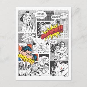 Liebe-Comic-Dias Postkarte