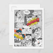 Liebe-Comic-Dias Postkarte (Vorne/Hinten)