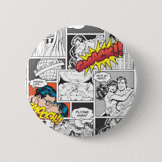 Liebe Comic Slides Button (Vorderseite)