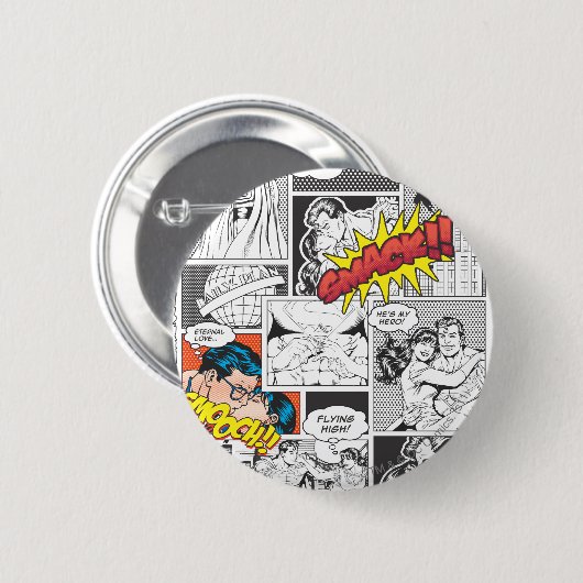 Liebe Comic Slides Button (Vorne & Hinten)