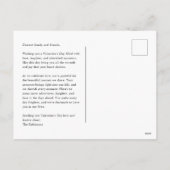 Liebe Confetti Rotes Valentinstag Foto Postkarte (Rückseite)