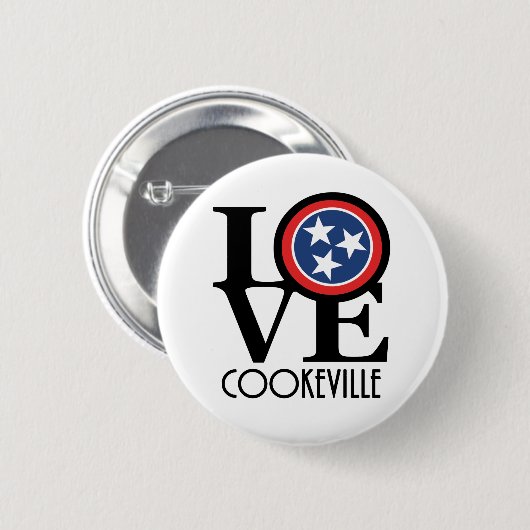 LIEBE Cookeville Tennessee Button (Vorne & Hinten)