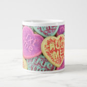 Liebe-Cookies Jumbo-Tasse (Vorderseite)