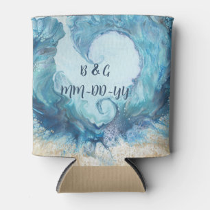 Liebe Cooler am Strand Dosenkühler