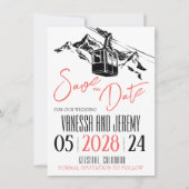 Liebe Coral Save The Date (Vorderseite)