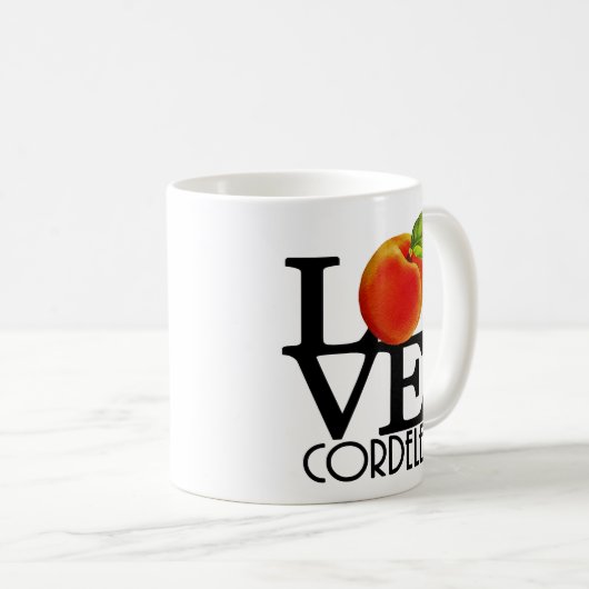 LIEBE Cordele Georgia 11oz Kaffeetasse (VorderseiteRechts)