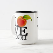 LIEBE Cordele Georgia 15oz Zweifarbige Tasse (Vorderseite Links)